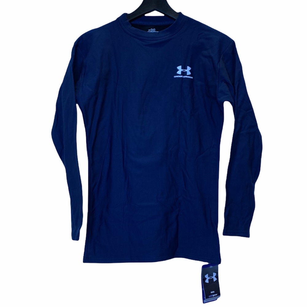 Brand New with Tags Under Armour navy blue Coldgear™️ fitted long sleeve shirt.